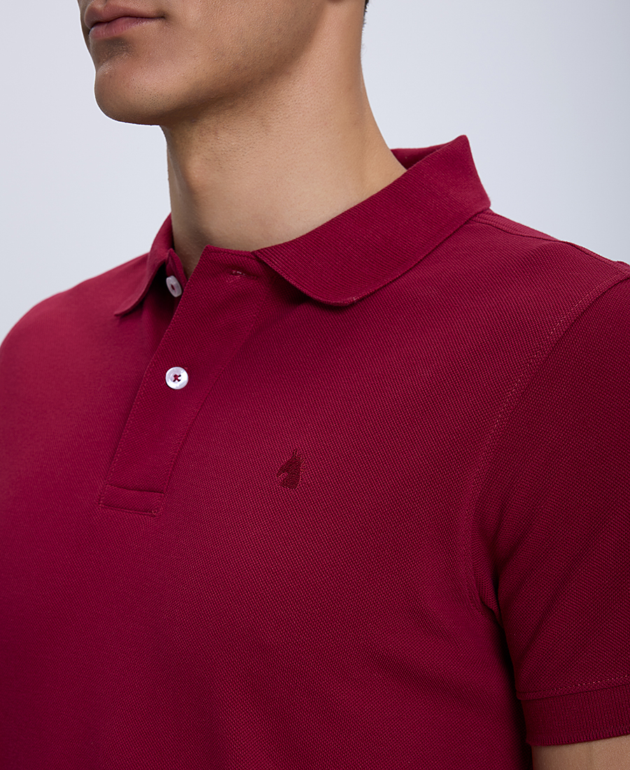 Ανδρική Μπλούζα Polo Modern Fit Single color φωτογραφία