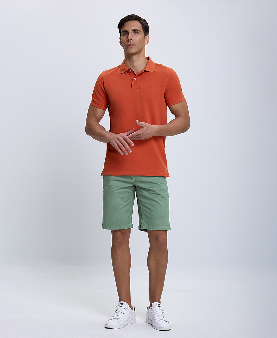 Single color Polo T-shirt Modern Fit φωτογραφία