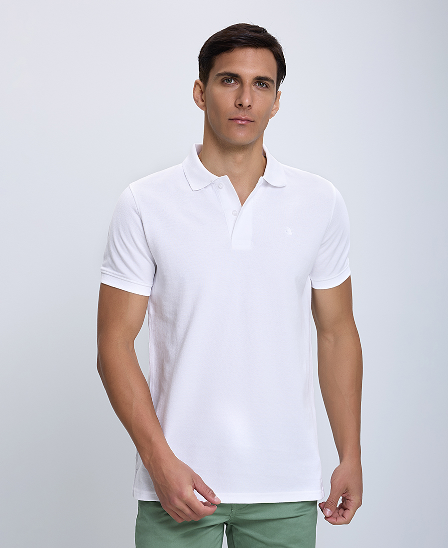 B.S Bags Ανδρική Μπλούζα Polo Modern Fit Single color