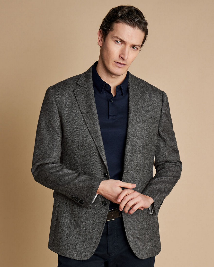 Charles Tyrwhitt Ανδρική Μπλούζα Polo Jersey σε Μπλε Σκούρο φωτογραφία