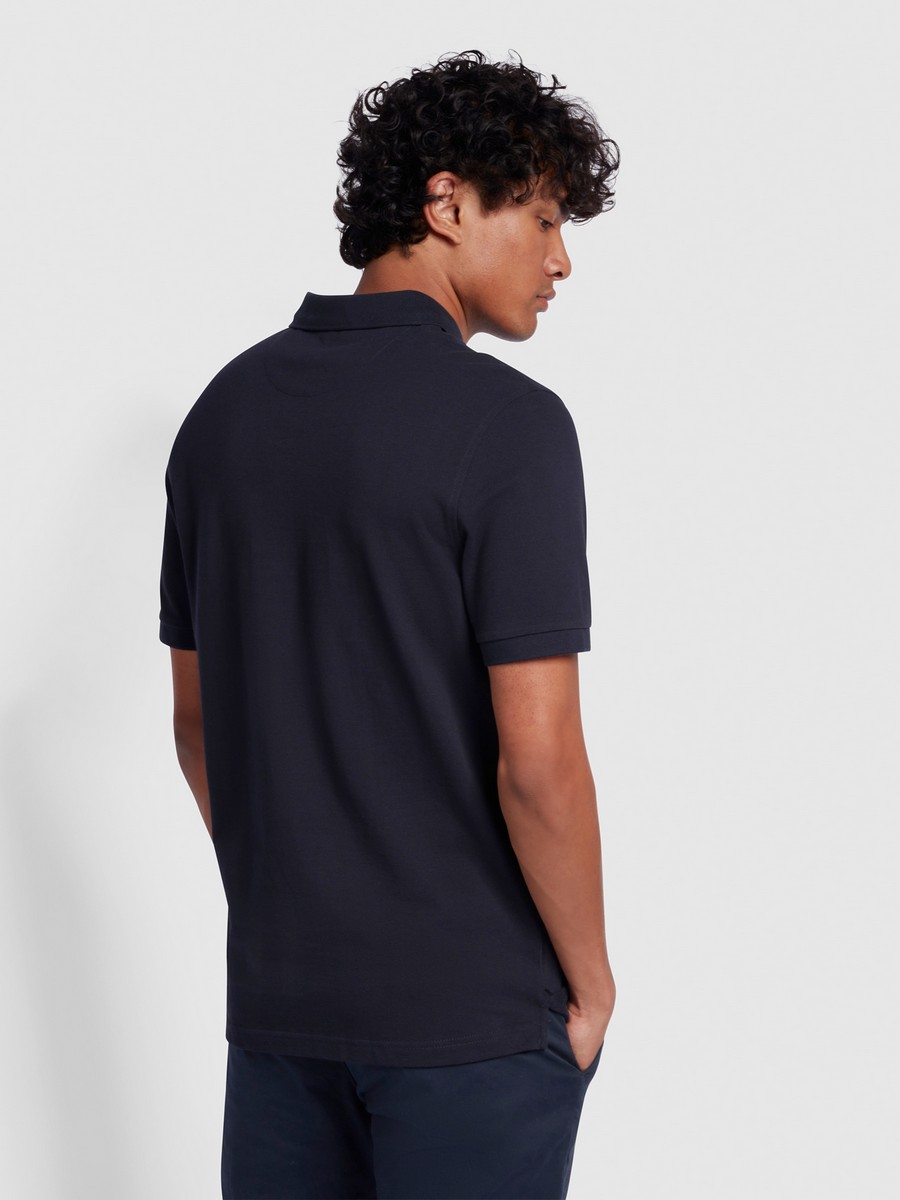 Farah Ανδρικό Polo Μπλουζάκι Κοντομάνικο Slim Fit από Οργανικό Βαμβάκι φωτογραφία