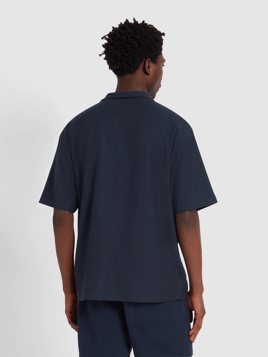 Farah Ανδρικό Polo Μπλουζάκι Κοντομάνικο Relaxed Fit από Οργανικό Βαμβάκι φωτογραφία