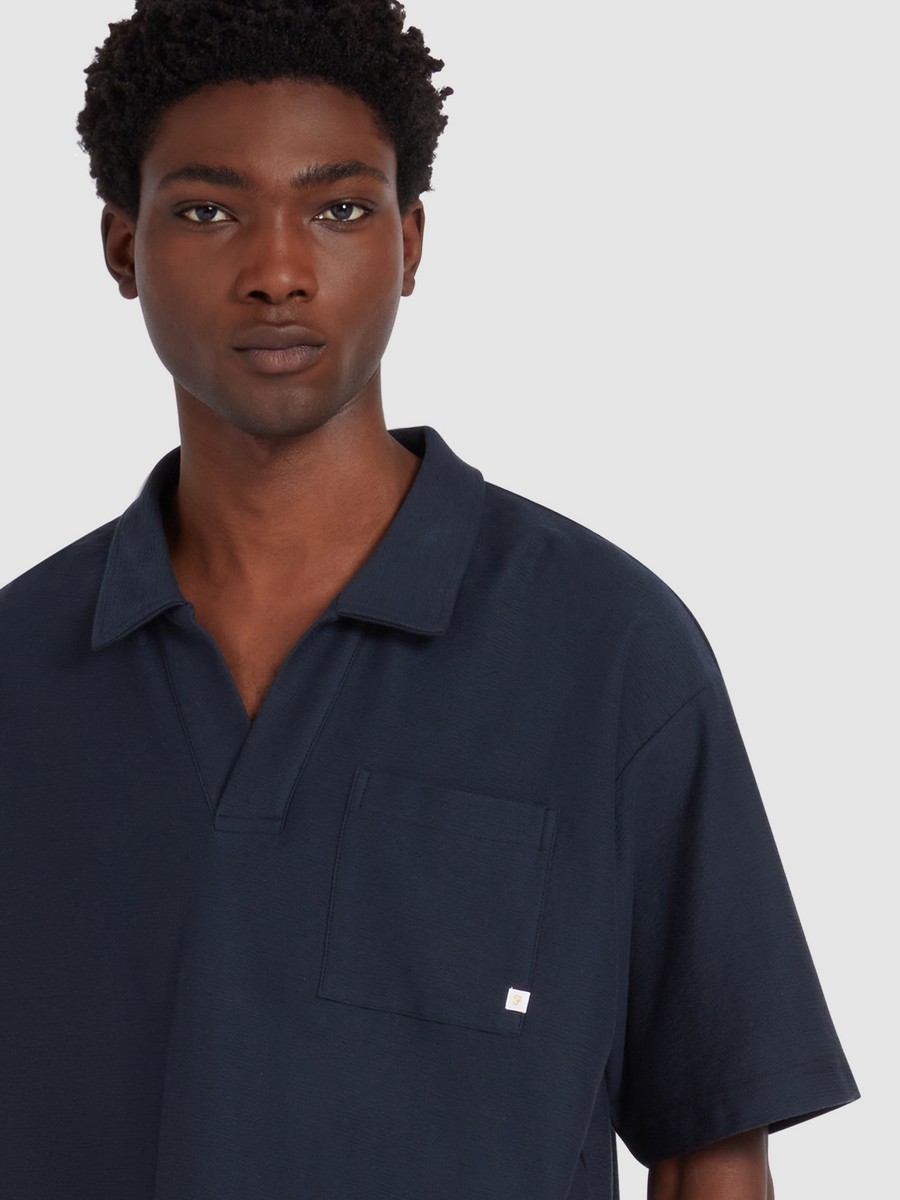Farah Ανδρικό Polo Μπλουζάκι Κοντομάνικο Relaxed Fit από Οργανικό Βαμβάκι φωτογραφία