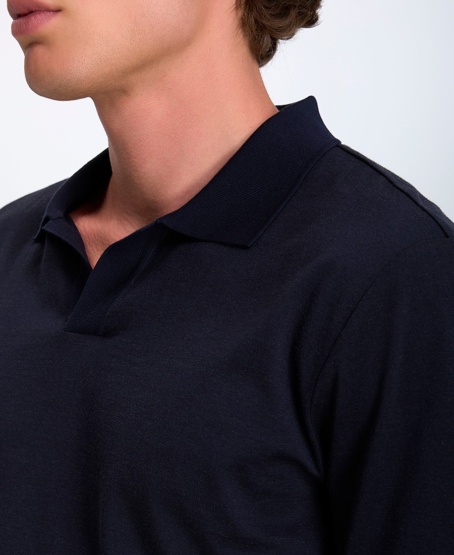 Boss Ανδρικό Polo Slim Fit Από Βαμβάκι Και Κασμίρ φωτογραφία