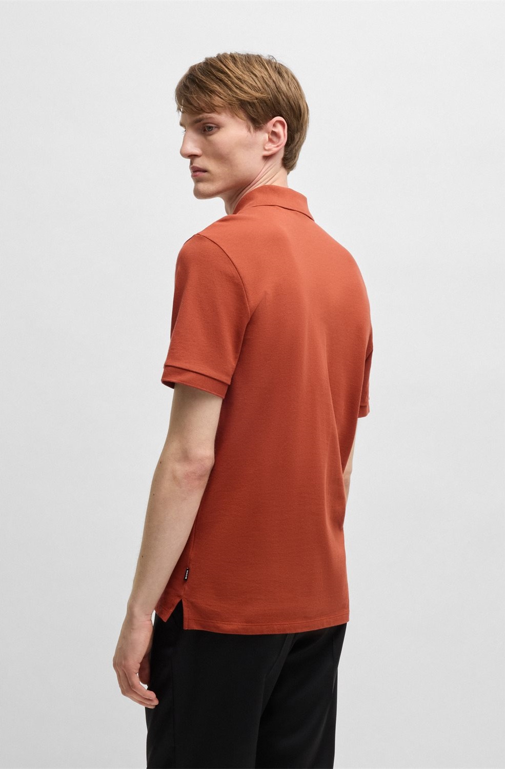 Boss Ανδρικό Polo Pallas Regular Fit Από Πικέ Βαμβάκι Με Λογότυπο φωτογραφία