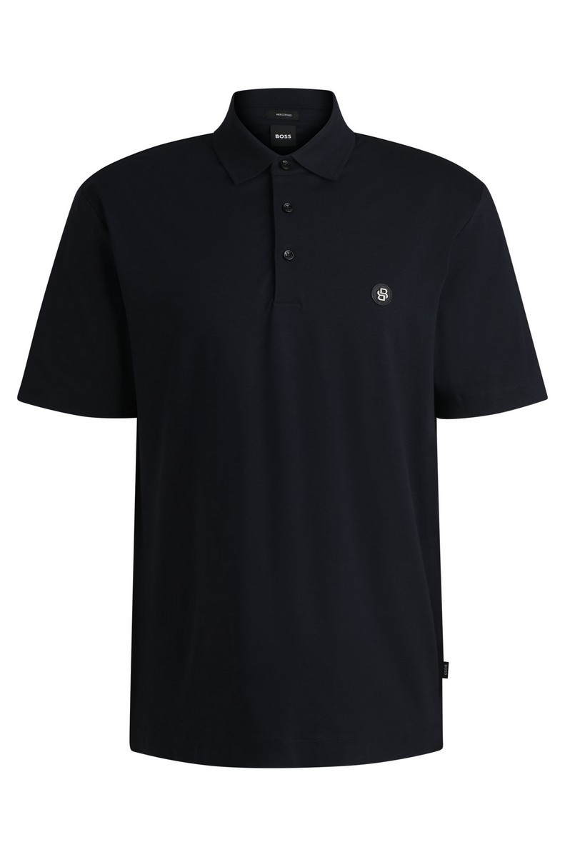 Boss Ανδρικό Polo C-Parris 01 Regular Fit Από Μερσεριζέ Βαμβάκι Με Διπλό Monogram φωτογραφία
