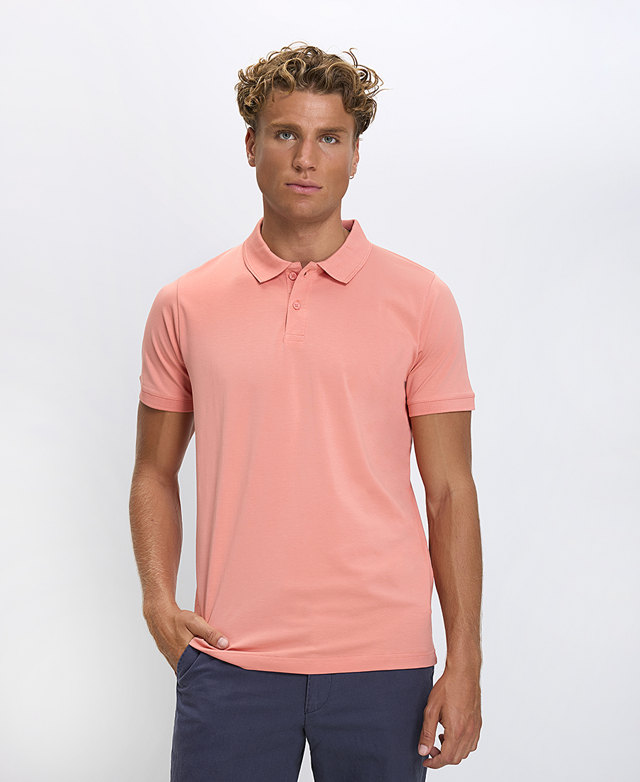 Ανδρική Μπλούζα Polo Βαμβακερή Regular Fit