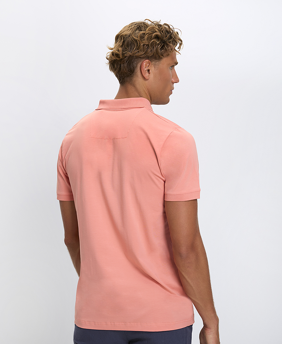 Ανδρική Μπλούζα Polo Βαμβακερή Regular Fit φωτογραφία