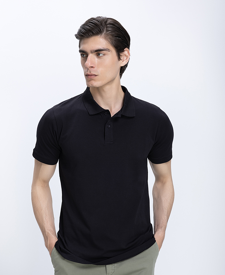 Ανδρική Polo Μπλούζα Βαμβακερή Regular Fit