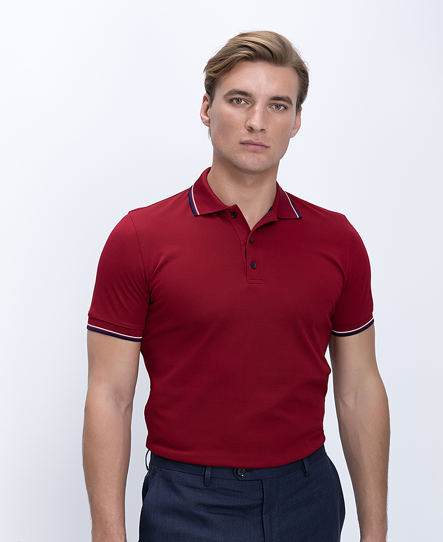 Kaiserhoff Ανδρικό Polo Βαμβακερό Με Contrast Λεπτομέρειες Regular Fit