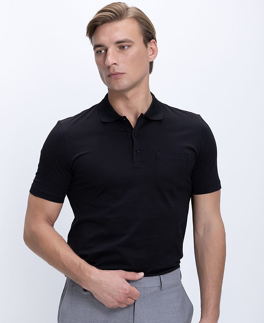 Kaiserhoff Ανδρικό Polo Βαμβακερό Με Τσέπη Στήθους Regular Fit