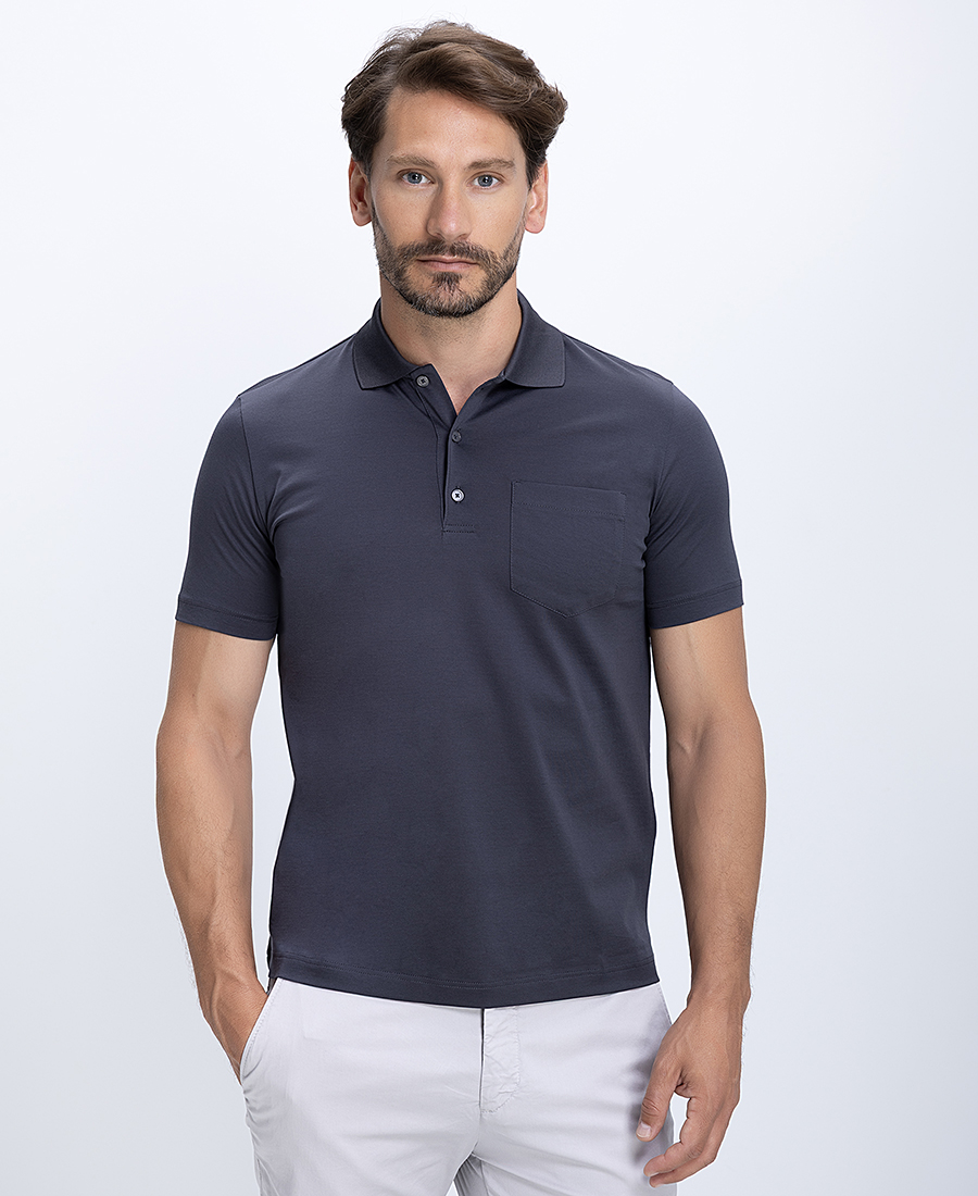 Kaiserhoff Ανδρικό Polo Βαμβακερό Με Τσέπη Στήθους Regular Fit
