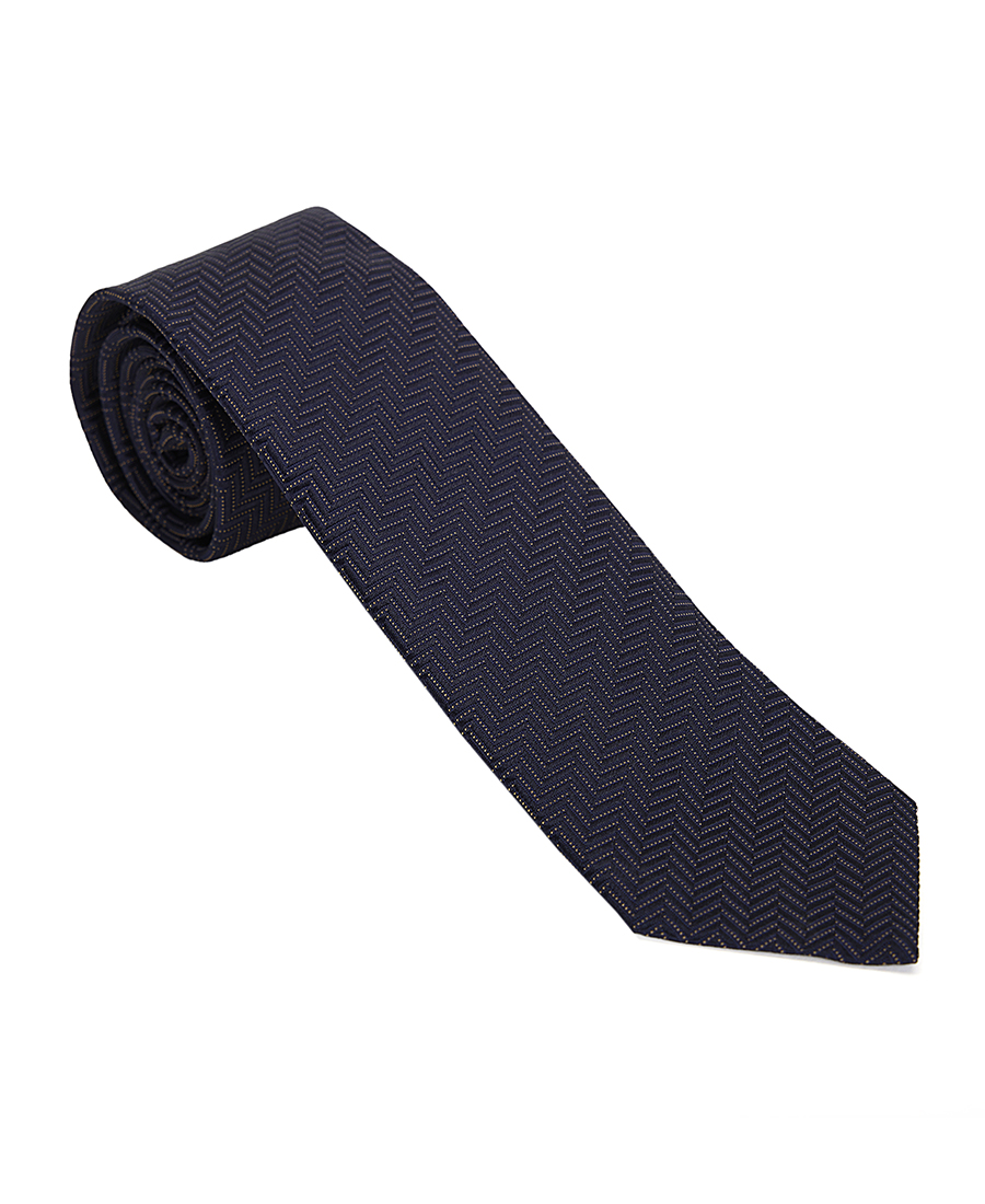 Boss Ανδρική Γραβάτα με Μικροσχέδιο σε Μπλε