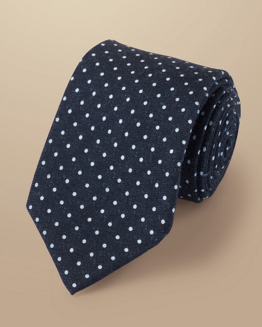 Charles Tyrwhitt Charles Tyrwhitt Ανδρική Γραβάτα από Μαλλί σε Διάφορα Σχέδια