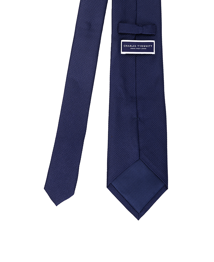 Charles Tyrwhitt Ανδρική Μεταξωτή Γραβάτα Με Ανάγλυφη Υφή φωτογραφία