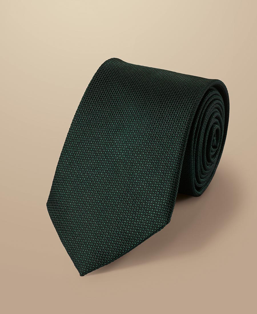 Charles Tyrwhitt Charles Tyrwhitt Ανδρική Μεταξωτή Γραβάτα Με Ανάγλυφη Υφή