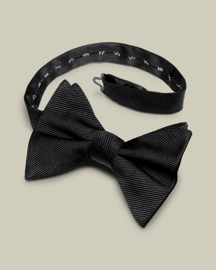 Ανδρικές γραβάτες Charles Tyrwhitt Μαύρο