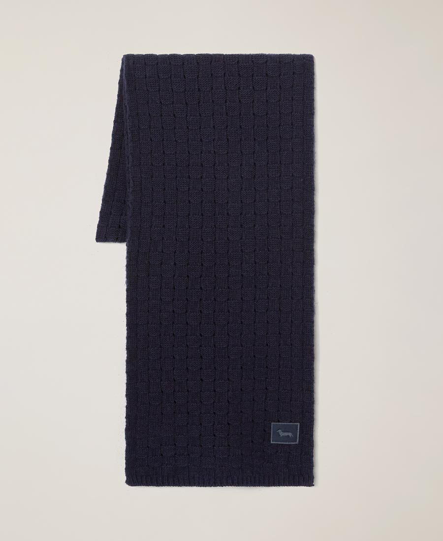 Harmont & Blaine Ανδρικό Μάλλινο Κασκόλ σε Μπλε