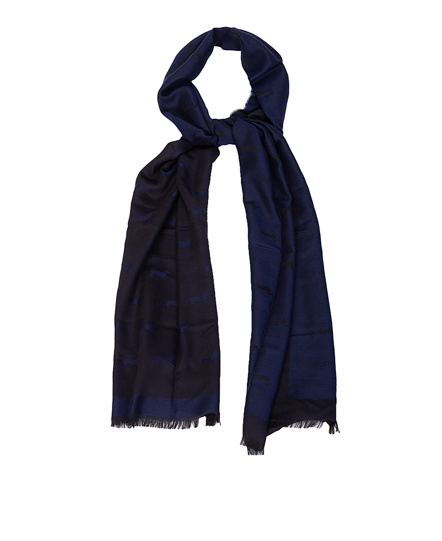 Harmont & Blaine Ανδρική Πασμίνα Με All-Over Σχέδιο Dachshund