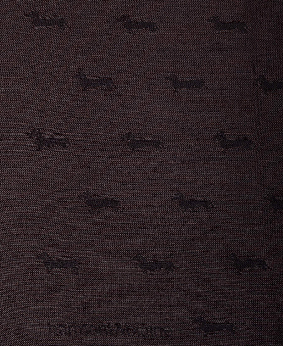 Harmont & Blaine Ανδρική Πασμίνα Με All-Over Σχέδιο Dachshund φωτογραφία
