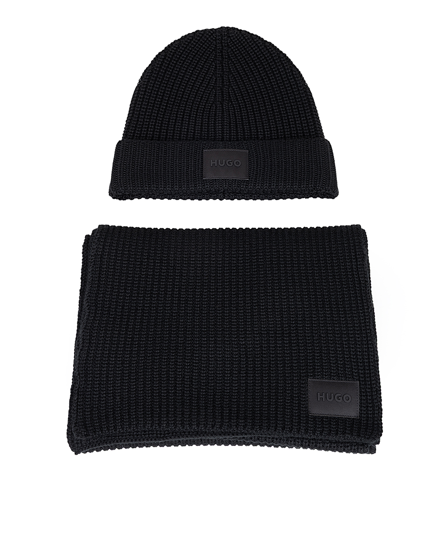 Hugo Hugo Ανδρικό Σετ Σκούφος Και Κασκόλ