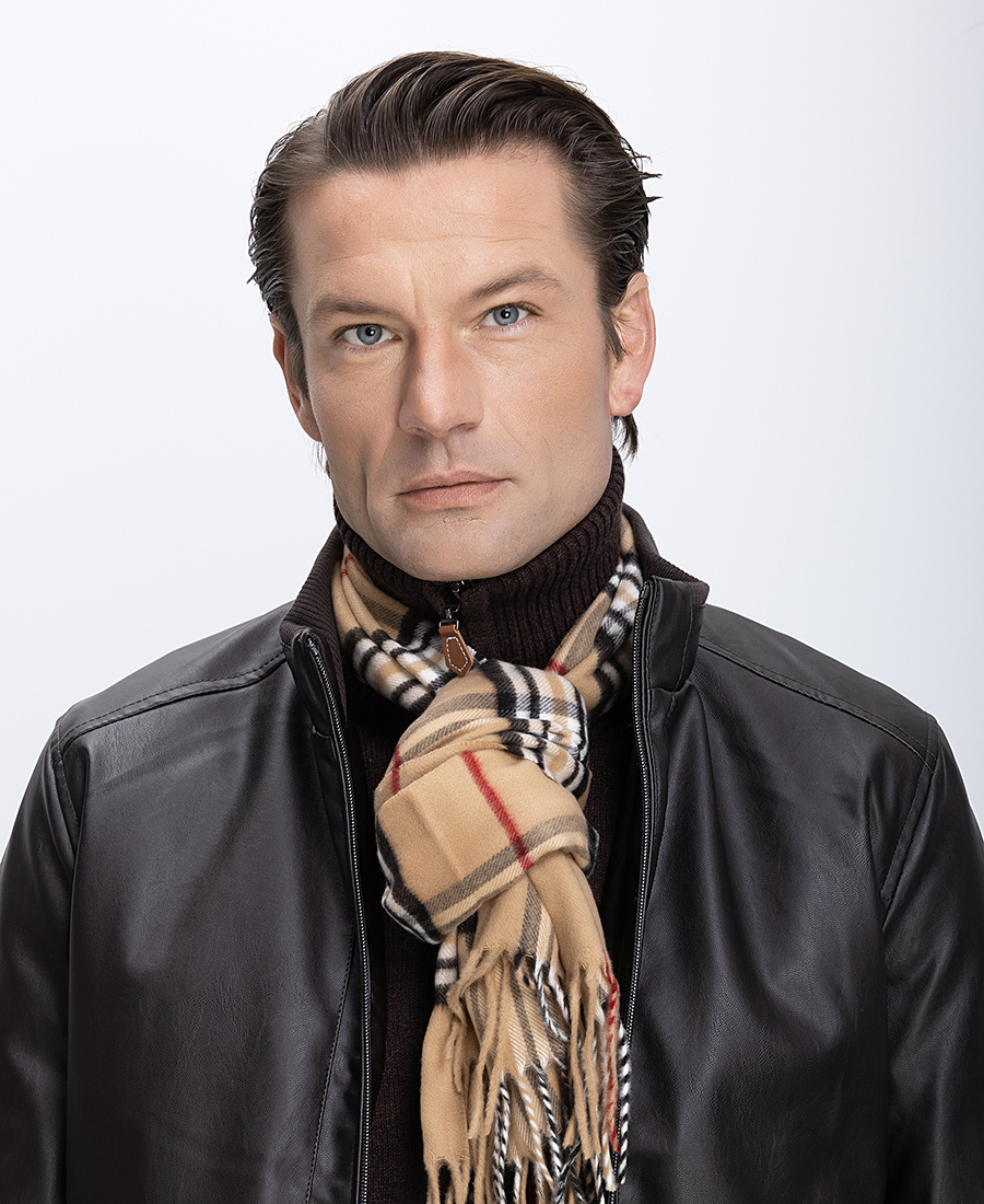 Ανδρικό Κασκόλ Καρό