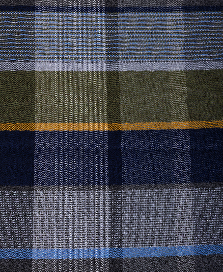 Commander Ανδρικό Κασκόλ Σε Καρό Μοτίβο φωτογραφία