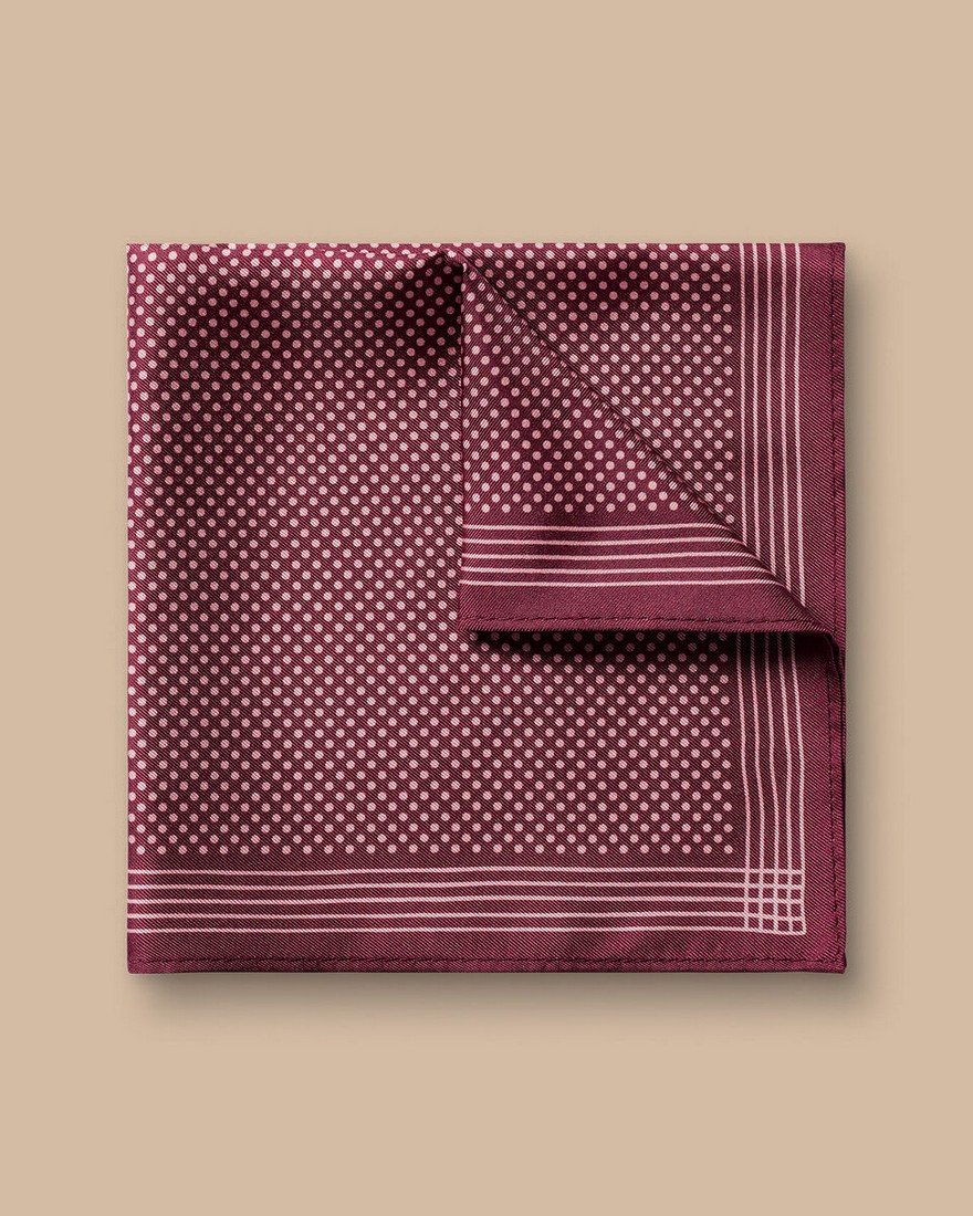 Charles Tyrwhitt Charles Tyrwhitt Μαντηλάκι Πουά Μεταξωτό