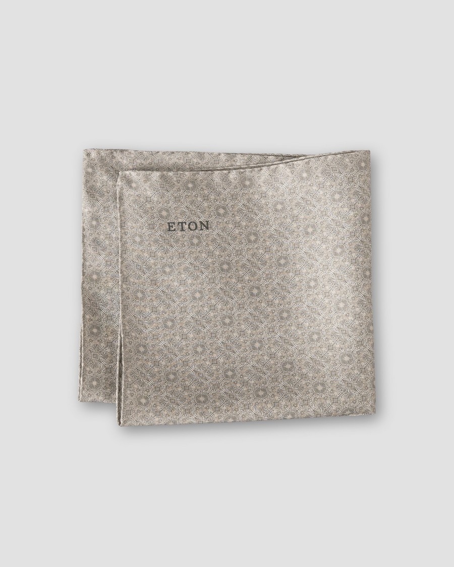Eton Ανδρικό Μαντήλι Τσέπης με Μοτίβο και Μεταξωτή Υφή φωτογραφία