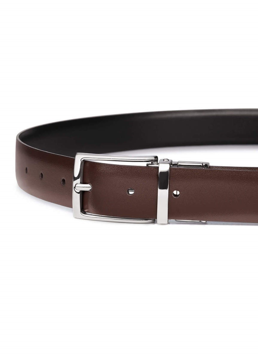 Charles Tyrwhitt Ανδρική Δερμάτινη Ζώνη Reversible σε Μαύρο/Καφέ φωτογραφία