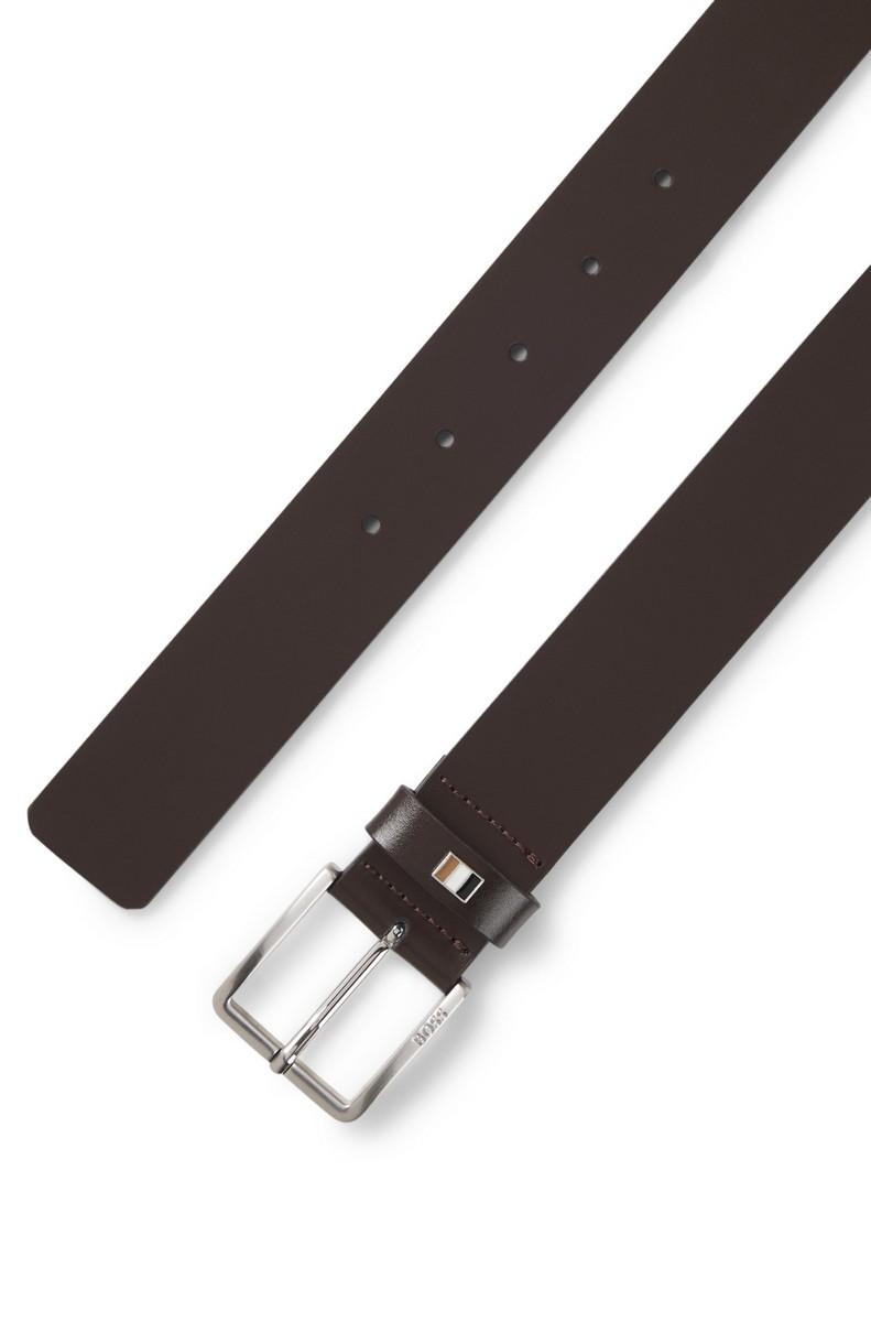 Boss Ανδρική Ζώνη Με Μεταλλική Αγκράφα Και Λεπτομέρεια Signature φωτογραφία