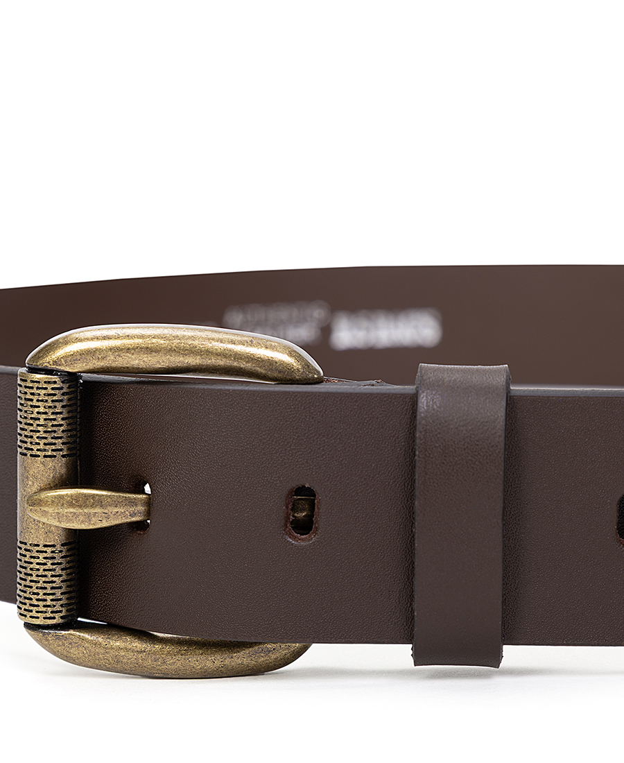 Ανδρική Ζώνη Δερμάτινη Με Μεταλλική Αγκράφα