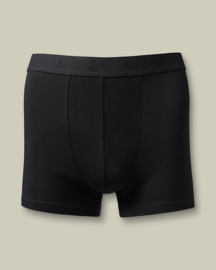Charles Tyrwhitt Ανδρικά Boxer Trunks Cotton Stretch Jersey με Ελαστική Ζώνη 3Pack φωτογραφία