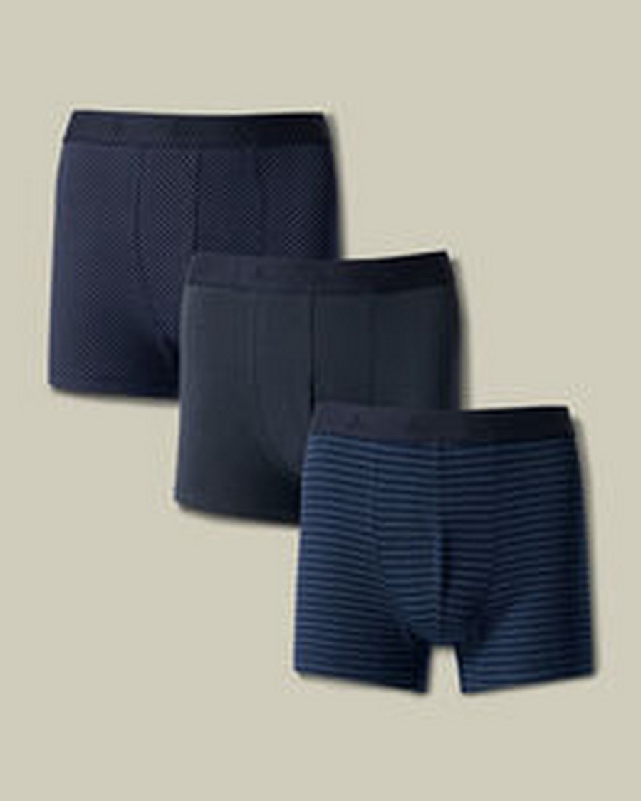 Charles Tyrwhitt Charles Tyrwhitt Ανδρικό Σετ 3 Boxer Trunks Με Ελαστική Μέση