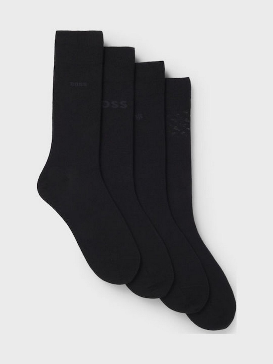 Boss Boss Ανδρικές Κάλτσες Regular Fit Σε Σετ 4 Τεμαχίων