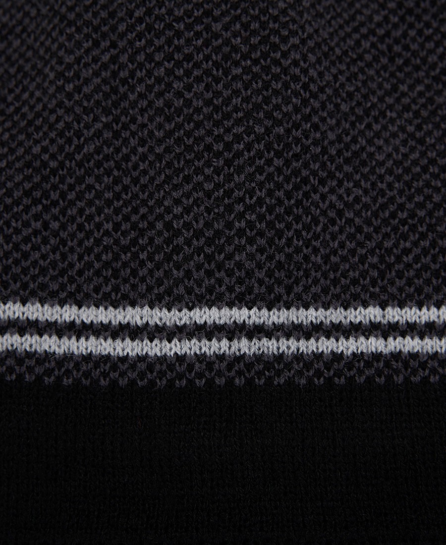 Ανδρικός Πλεκτός Σκούφος Beanie σε Μαύρο φωτογραφία