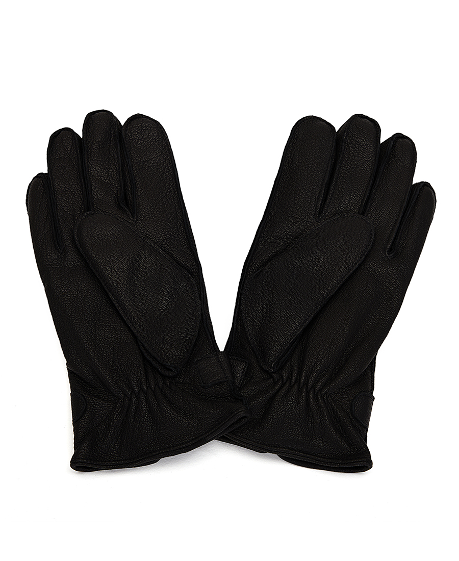 Ανδρικά Δερμάτινα Γάντια σε Μαύρο φωτογραφία