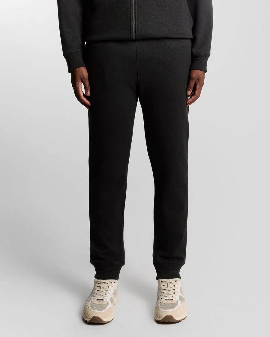 Lyle & Scott Ανδρικό Παντελόνι Regular Fit Με Διαγώνια Πλέξη