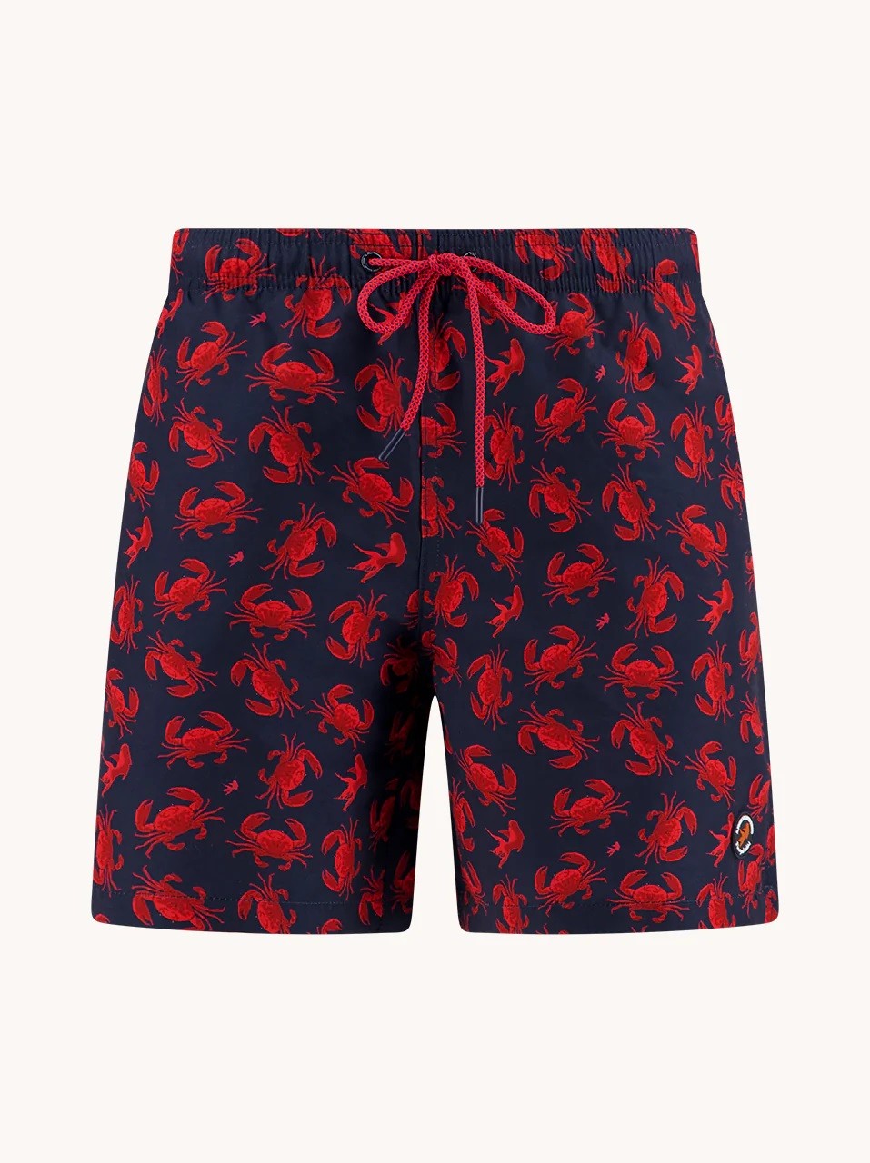 A Fish named Fred A Fish Named Fred Ανδρικό Μαγιό Με Εμπριμέ Σχέδιο Καβουριών Και Mesh Επένδυση