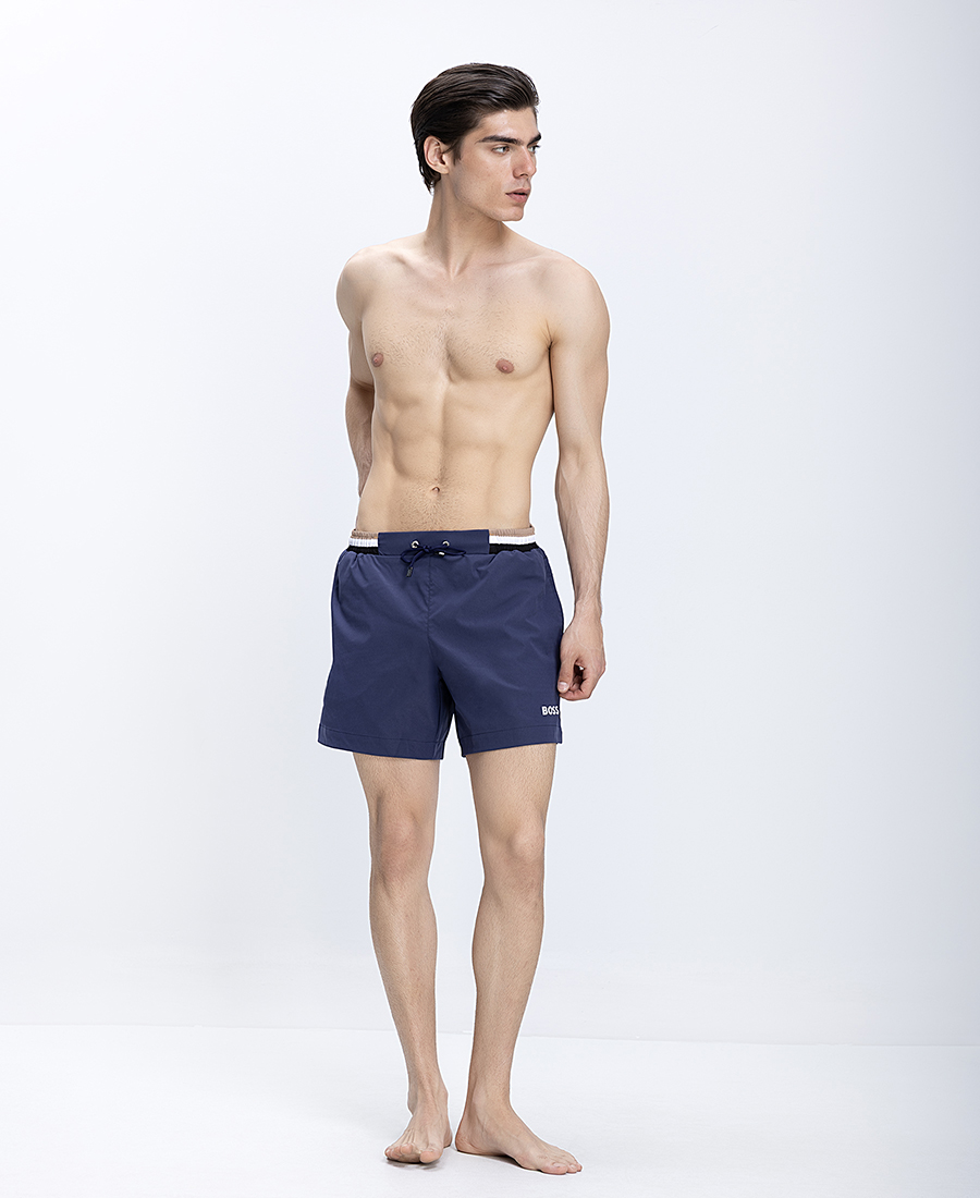 Boss Ανδρικό Μαγιό Με Logo Regular Fit φωτογραφία