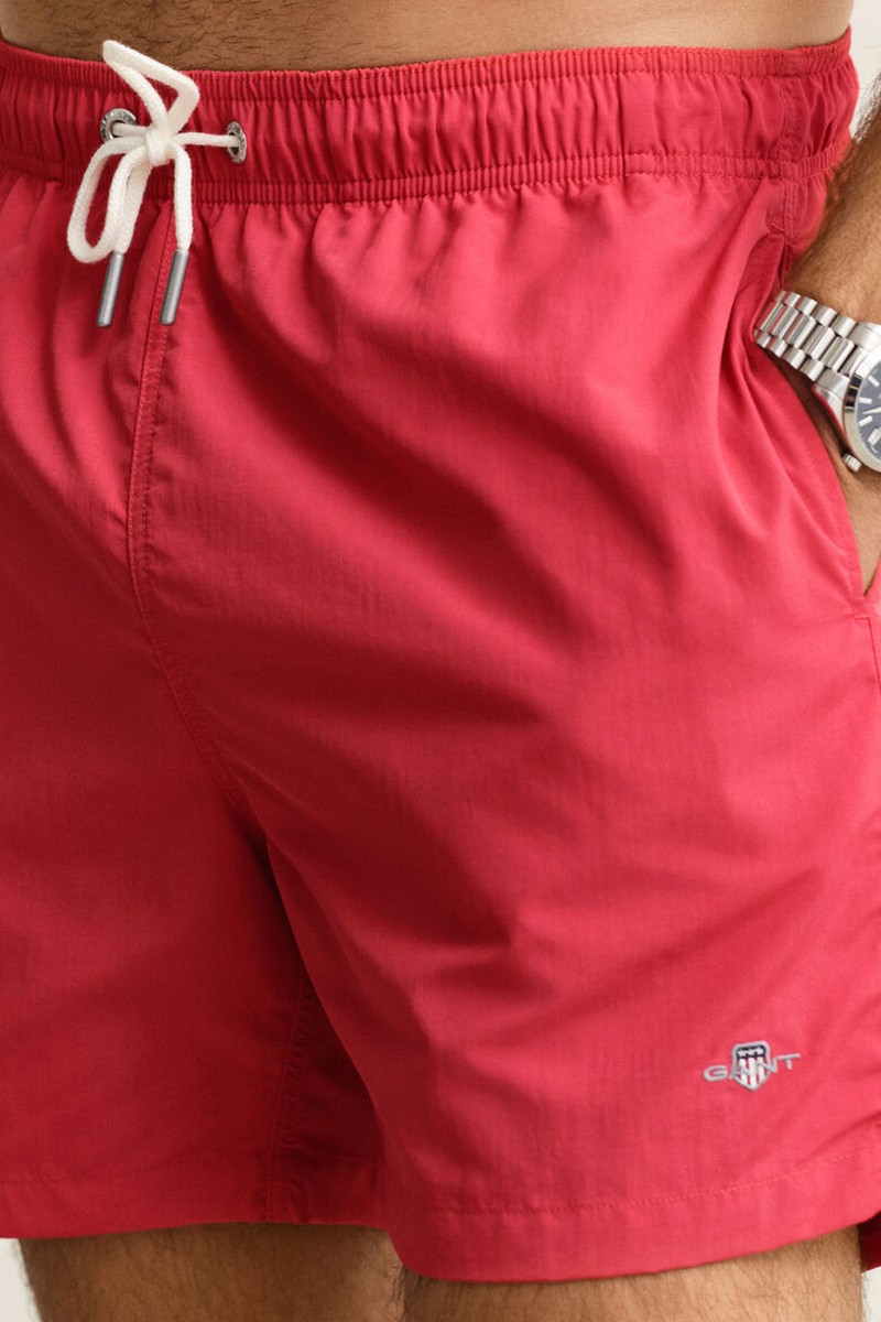 Gant Ανδρικό Μαγιό Swim Shorts Regular Fit Με Κέντημα Logo φωτογραφία