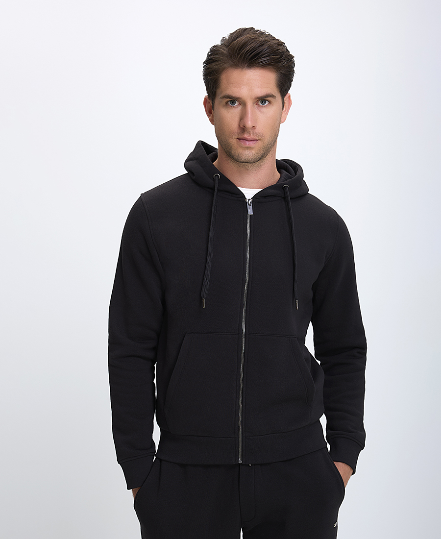 MarkUp Markup Ανδρική Ζακέτα Φόρμας με Κουκούλα Regular Fit