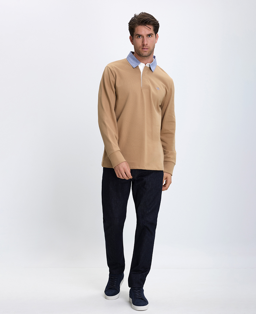 Gant Αντρική Μπλούζα Πικέ Polo Reqular Fit Βαμβακερό φωτογραφία