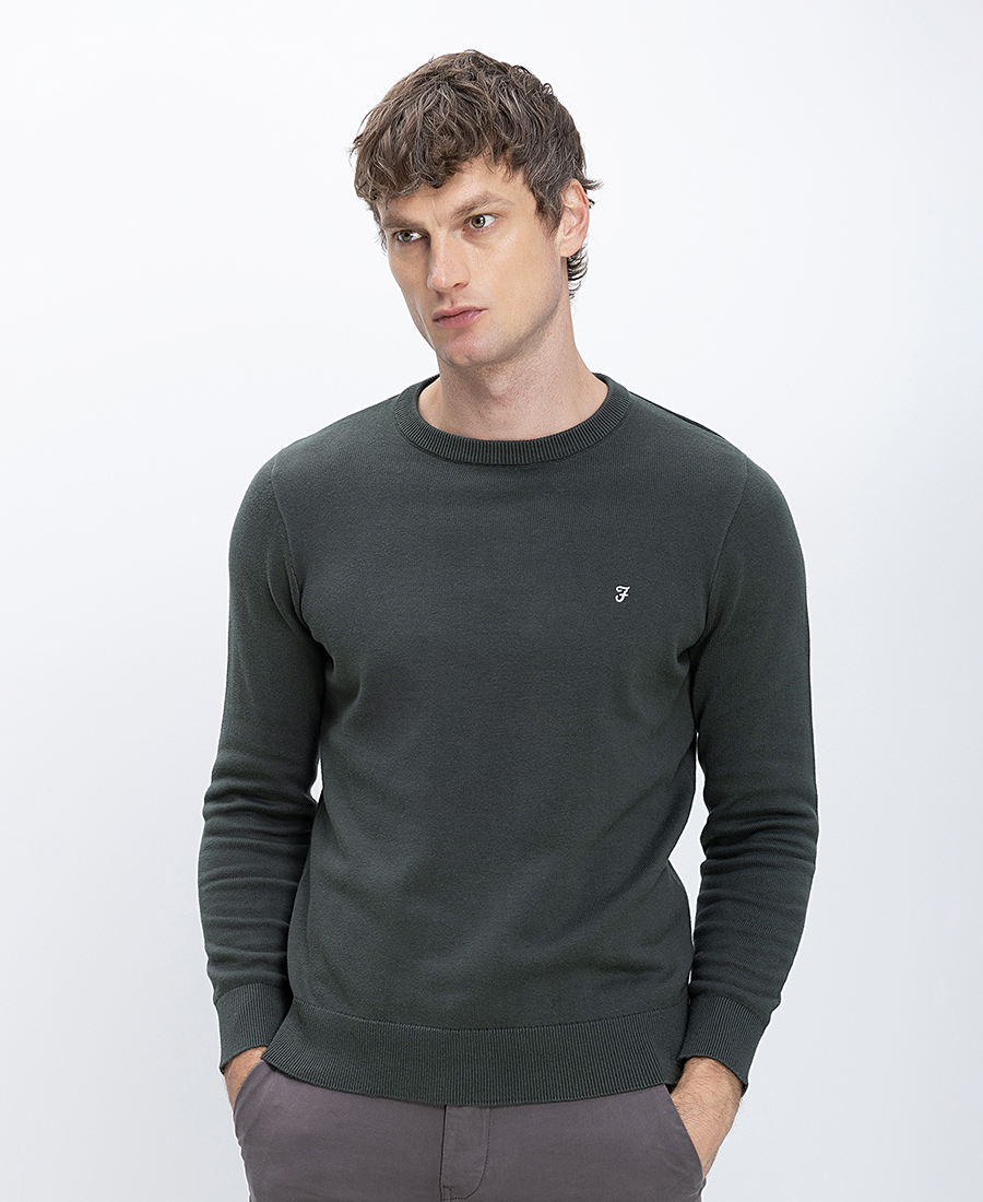 Farah Ανδρικό Πουλόβερ Cotton Regular Fit