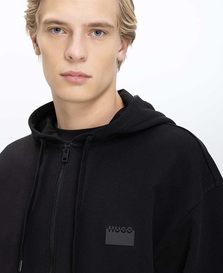 Hugo Ανδρική Φούτερ Μπλούζα Φούτερ με λεπτομέρειες λογοτύπου φωτογραφία