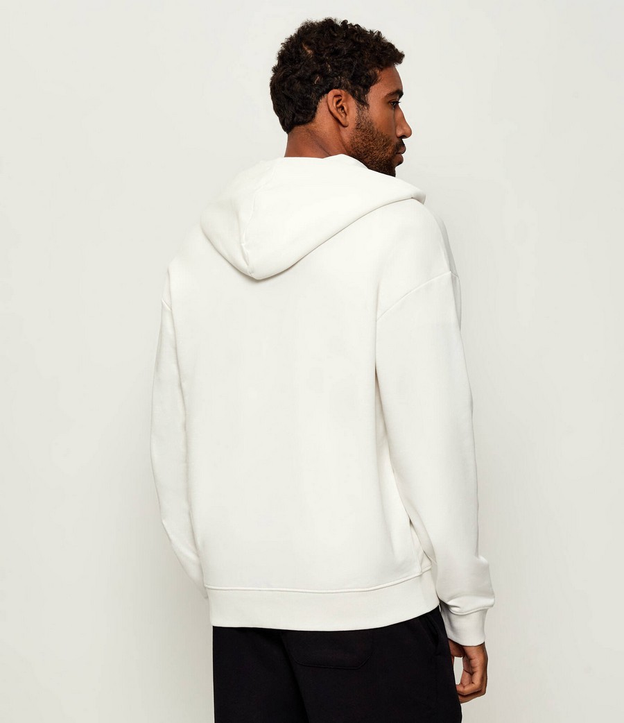 Hugo Ανδρικό Βαμβακερό Hoodie Relaxed Fit Με Φερμουάρ Και Logo Detail φωτογραφία