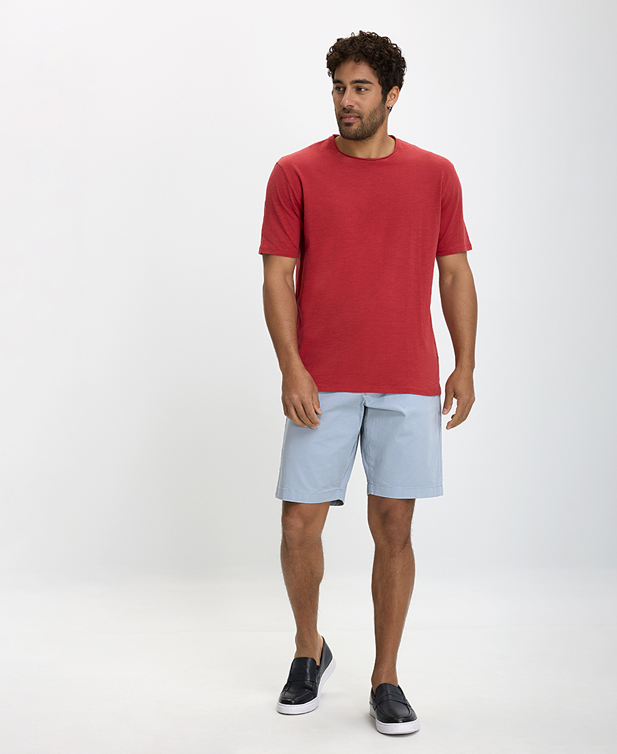 Vardas T-shirt Mονόχρωμο Slim Fit φωτογραφία