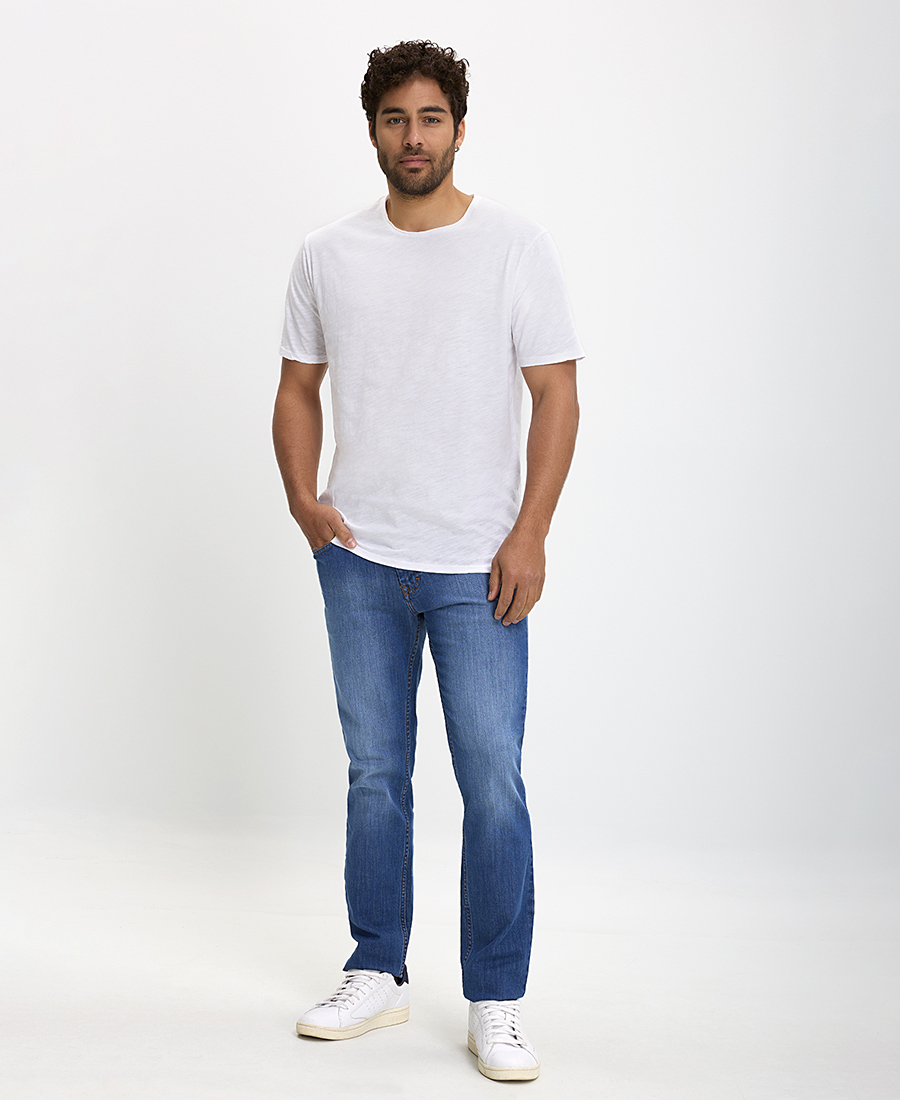 Vardas T-shirt Mονόχρωμο Slim Fit φωτογραφία