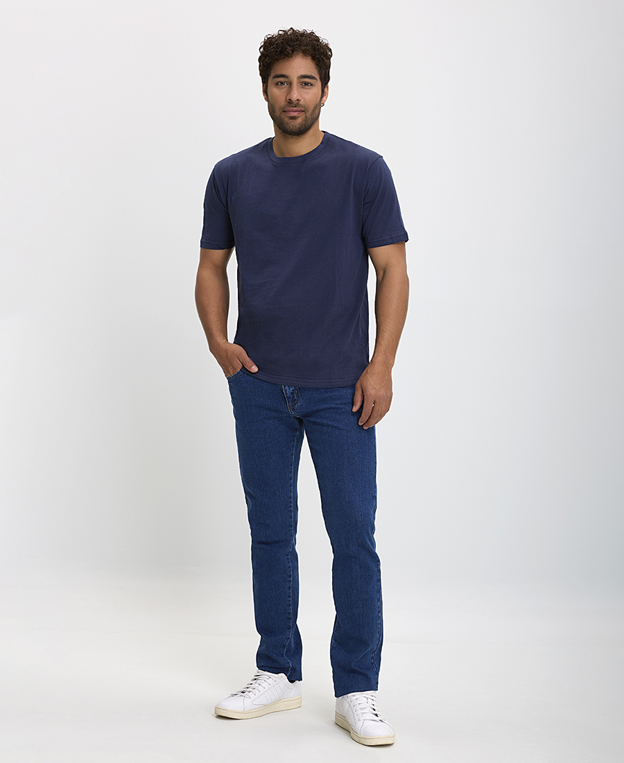 Vardas T-Shirt Mονόχρωμο Slim Fit φωτογραφία
