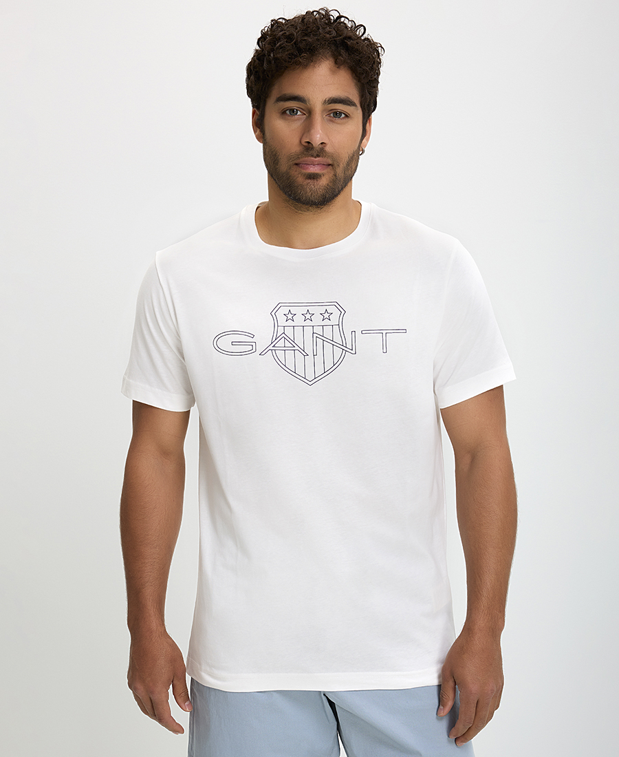 Gant Gant T-Shirt με Λογότυπο Modern Fit